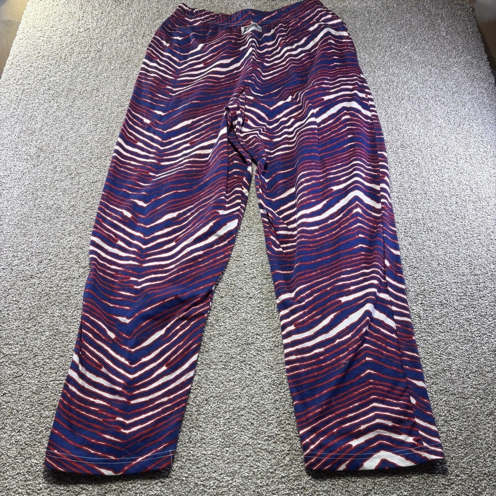 Zubaz Sweatpants Mens XL Multicolor Zebra Print Relaxed Jersey Elastic Waist